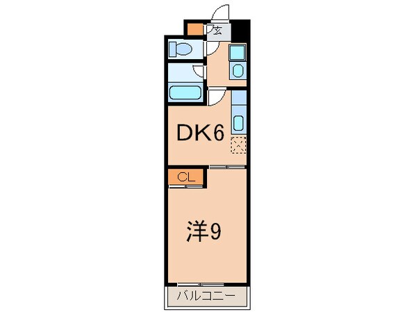 昴新栄の物件間取画像